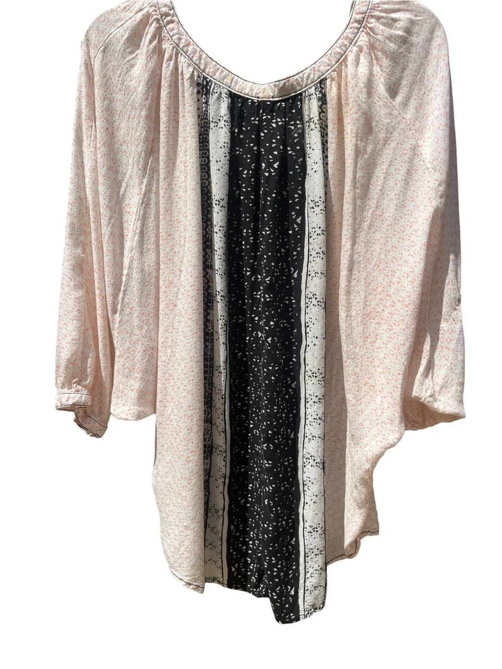 REVOLVE Free People Womens Small Days of Romance Top Ivory Button Blouse Shirt